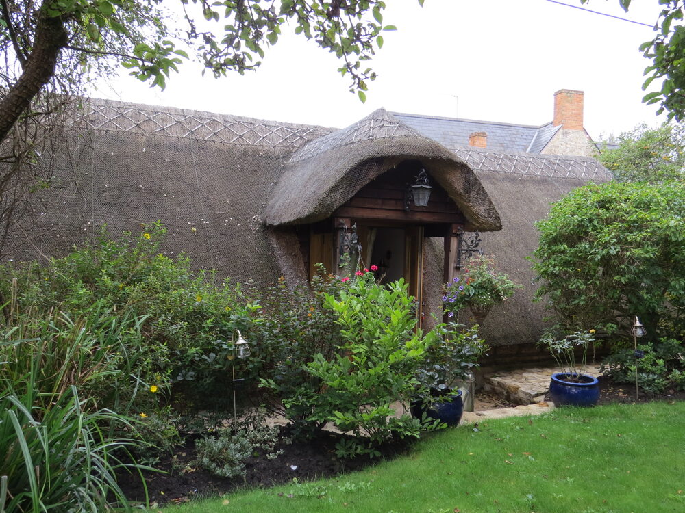 The barn from the garden side