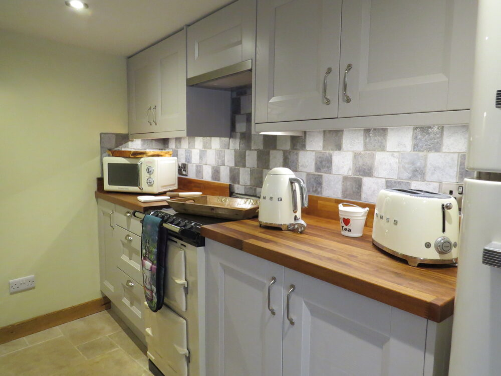 Cream kitchen with Aga